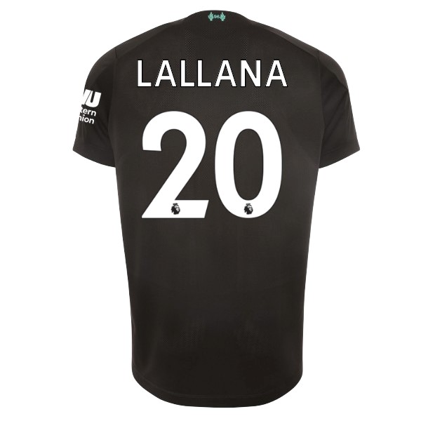 Trikot Liverpool NO.20 Lallana Ausweich 2019-20 Schwarz Fussballtrikots Günstig